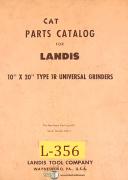 Landis-Landis 10\" x Type 1R, Universal Grinding Parts Manual-10\"-10\" x 20\"-10\" X 20\" Type IR-20\"-01